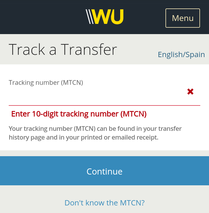 How To Track Western Union Transfer Online Without MTCN