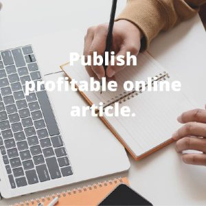 Publish profitable online article